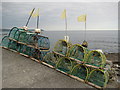 Lobster pots, Portwrinkle in PL11 3BU