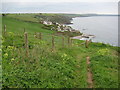 Coast path approaching Portwrinkle in PL11 3BY