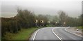 Sharp bend, A26 in Beddingham