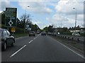 A40 Oxford Ring Road approaching Cutteslowe roundabout in OX2 8EE