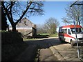Community bus at Manor Farm in Aldborough