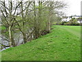 The side of the River Derwent at Portinscale in Portinscale