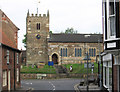 Ollerton - Church from Station Road in NG22 9AG