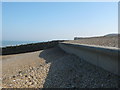 Sea wall near Kingsdown in CT14 8AF