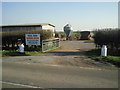Entrance to The Witches Twist Chicken Farm in Bluntisham