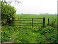 Field entrance off Long Lane in YO41 5LF