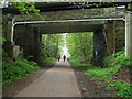 Bridges over the Trans-Pennine Trail at Oxspring in S36 8ZS