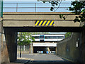 Railway bridges, Stevenage Road in IG11 8PZ