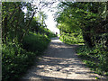 Devilsden Wood: Exit towards Farthing Downs in CR5 1BX