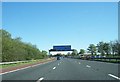 Gantry over M6 near junction 32 southbound in PR3 2JP