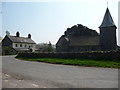 The church and pub in Norbury in Norbury