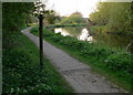 Towpath of the Grand Union Canal in LE3 2EW