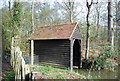Small boathouse, Sidney Wood in GU8 4NR