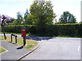 St.Peters Close & St.Peters Close Postbox in Charsfield