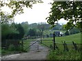 Gateway to farmland above Maesycwmmer in Maesycwmmer Community
