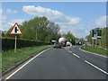 A44 approaching the junction for Peopleton in WR10 2AT