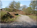 Track into disused quarry near Toad Rock in LA12 8DW