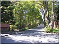 National Trust entrance to pine wood reserve in L37 1LJ