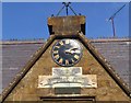 Clock on North Newington School in OX15 6AB