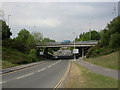 Oakdale, road bridge in BH17 0UG