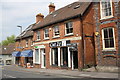 Shops on Mill Street including Cut21 (hairdressers) and mintbookkeeping in OX12 9GL