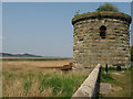 Base of Severn Railway Bridge and abandoned barge in GL13 9UB