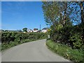 Bend in road near junction with Pabo Lane in LL28 5LB