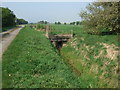 Bridge across drain on Mill Lane in LN13 9RJ