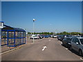 Long stay car park at Exeter Airport in EX5 2BE
