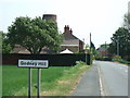 Entering Gedney Hill from the east in Gedney Hill