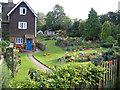 An English country garden, Plaxtol, Kent in TN11 9SF