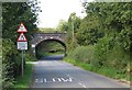 Ivanhoe Line railway bridge in LE67 1AS