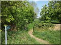 Bridleway crosses road [2] in OX7 6PY