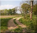 Cattle grid on bridleway in OX7 6QG
