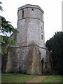 Octagonal tower of St Mary Major, Ilchester in BA22 8LR