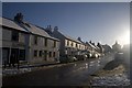 Main Street, Bowmore, Islay in winter in PA43 7JA
