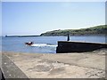 Jetty slipway at New Pier, Aberdeen Harbour in AB11 5DQ