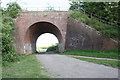 Railway bridge over the track between East and West Hagbourne in OX11 0GB