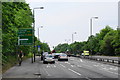 Where the A306 leaves the A3 in SW15 4NP