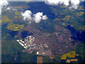 Daventry from the air in NN11 8QT