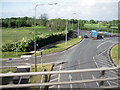 M53 junction 12 roundabout with A56 in CH2 4ER