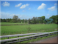 Foot Bridge over railway at Armstrong's Crossing in Brock with Catterall Ward