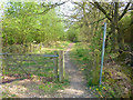 Woodhall footpath in LN10 6UJ