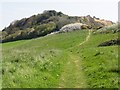 The Path to the top of Cain's Folly in DT6 6LU