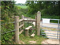 Stile on the Saint's Way at Penquite in St. Sampson