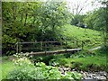 Footbridge below Ossoms Hill in ST13 7PE