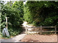 Footpath to Felixstowe Road in IP5 3QU