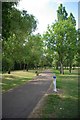 Cycleway 13 Through Gloucester Park in SS15 5YL