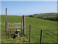 Stile and pasture in Old Colwyn Community