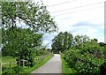 Looking towards a bridge over the River Stour near Stourport-on-Severn in DY13 9DW